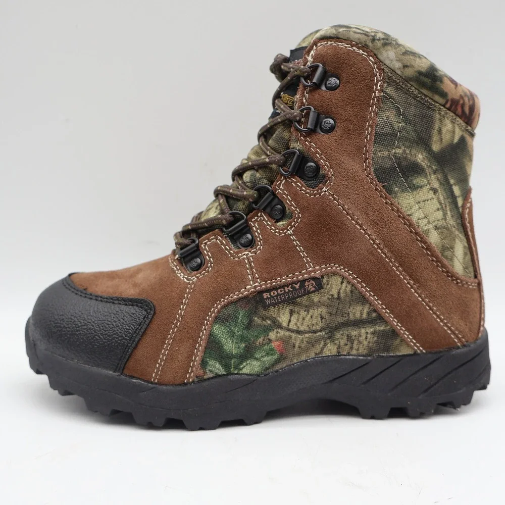 Rocky Outdoor Boots Kids 3M Brown Camo 800g Thinsulate Waterproof FQ0003710